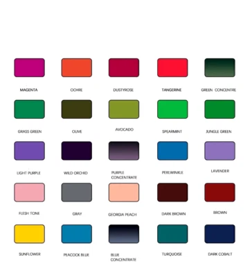 LNO TATTOO SUPPLIES 25 Colour Stick and Poke Tattoo Ink 2-20ml - Vegan Cruelty Free Hand Poke Kit