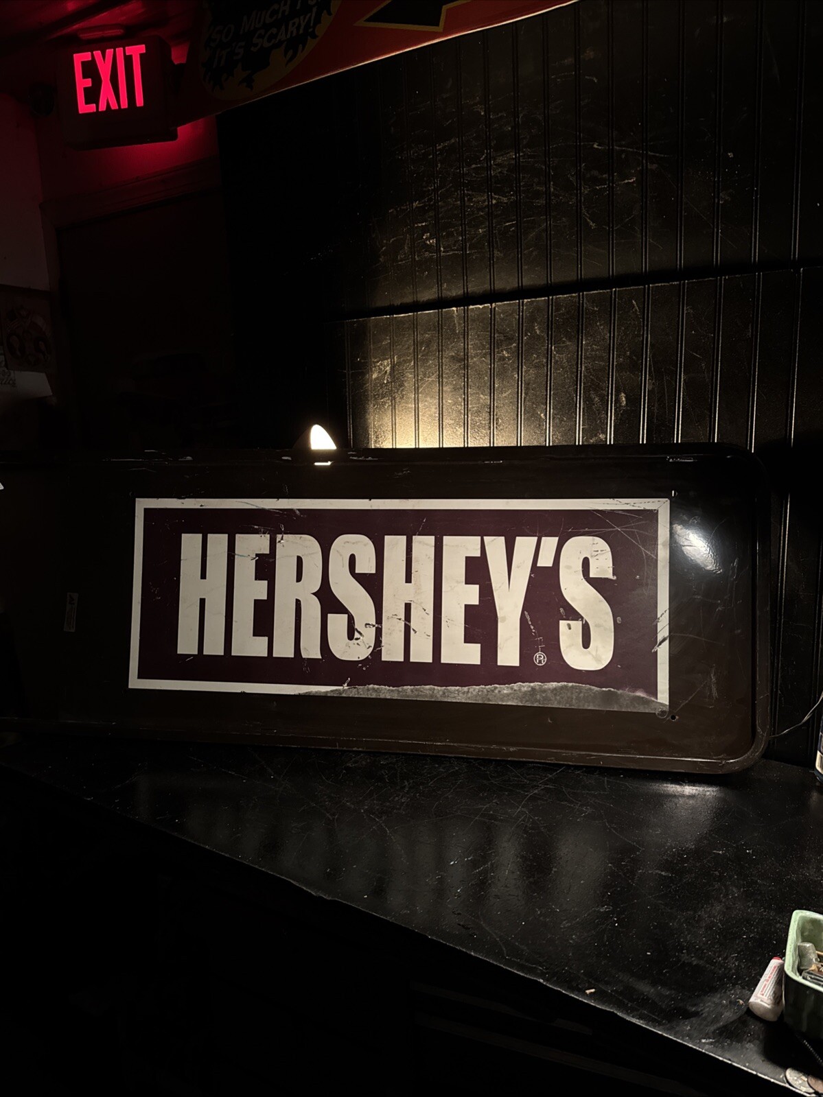 Vintage Hersheys Chocolate Metal Sign 53 In X 19in