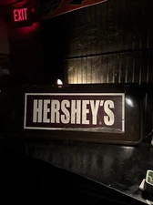 Vintage Hersheys Chocolate Metal Sign 53 In X 19in