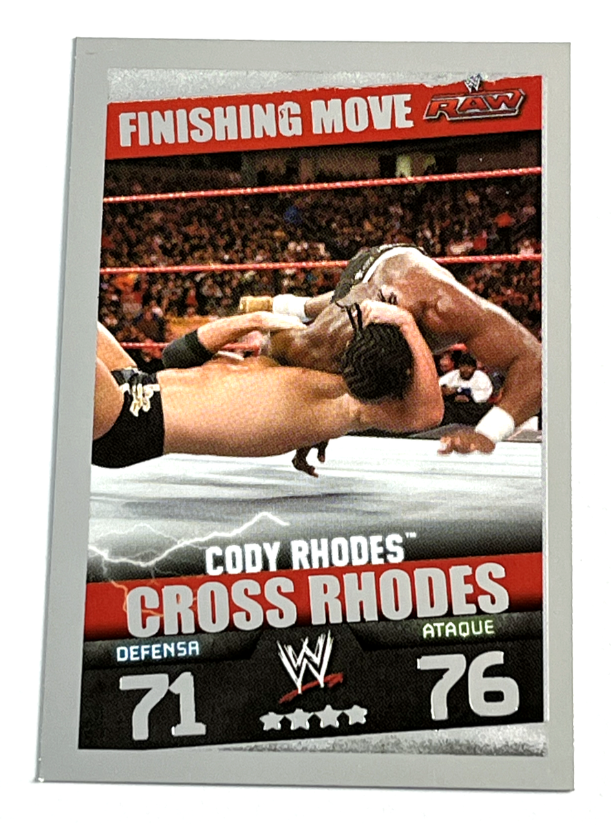 2009 WWE Topps Slam Attax Evolution TCG #018 CODY RHODES Finishing