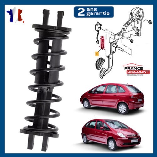 RüCkholfeder Kupplungspedal FüR Citroen Xsara Picasso 214856 2148.56 Schwarz-image