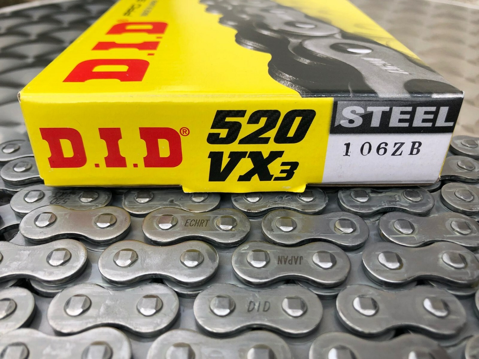 XRing Kette DID 520 VX3, DID520VX3 chain, 106 Glieder, XT 600 E, KLR