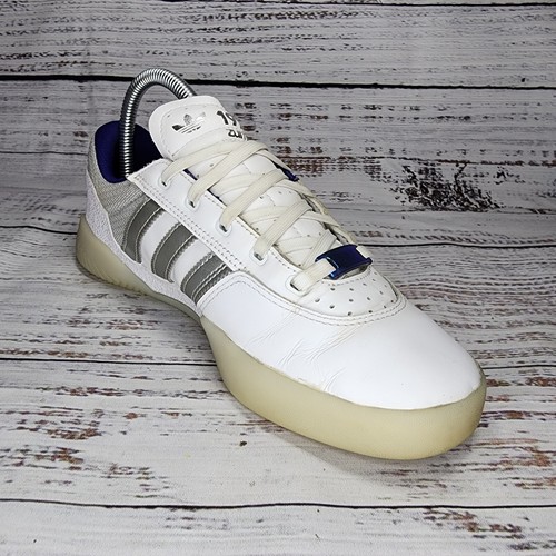 Adidas Zumiez City Cup Skate Shoe Sneaker 1978 2018 White Gray Silver Men Sz 5.5 - Picture 19 of 22