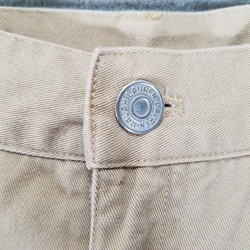 Jeans Lauren Ralph Lauren donna beige cachi 10P cotone gamba dritta casual - Foto 4 di 12