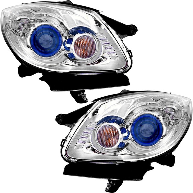 Halogen Headlights Assembly (w/o Auto Adjuster) Pair Set for 0812