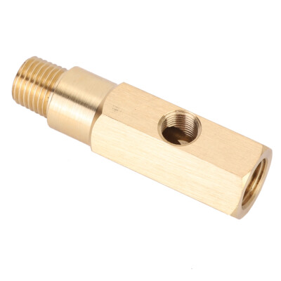 NPT Oil Pressure Gauge Adapter Reliable 1/4 NPT Brass T Piece Sender Fit For UPP