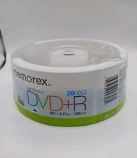 Memorex 25 Pack High Speed CD-RW Rewritable 12X 700MB 80min BLANK CDs NEW SEALED