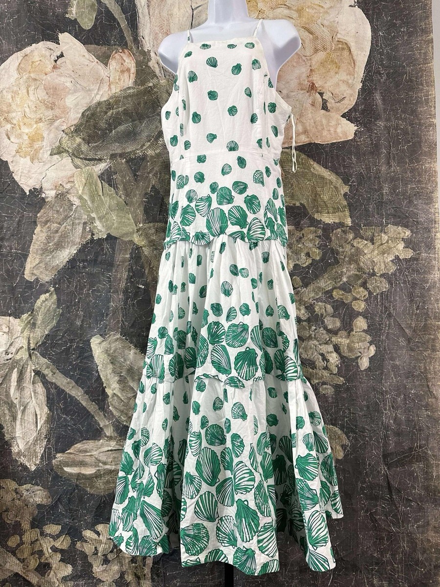 maeve tiered halter midi dress Anthropologie Maeve Tiered Halter Midi Dress Size 8