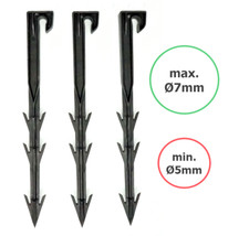 Erdspie&szlig; Leitungshalter bis 7mm &Oslash; passt f&uuml;r z.B. Gardena Micro Drip System 3/16"