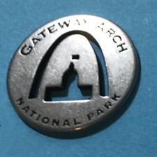 Gateway Arch National Park Cutout Token