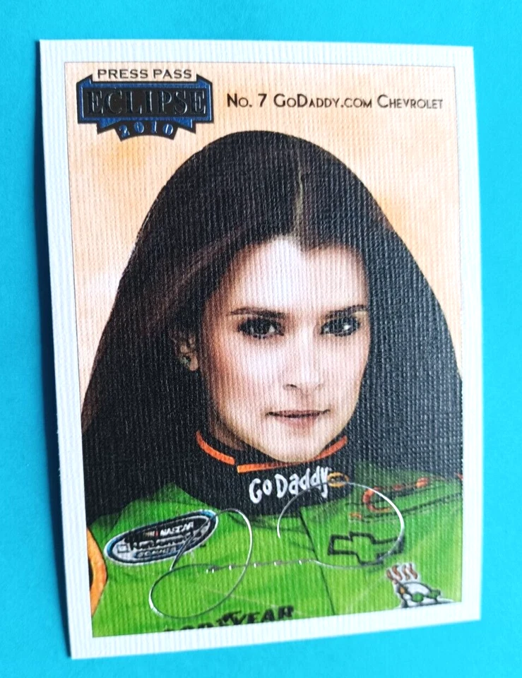 2010 PRESS PASS ECLIPSE RACING DANICA PATRICK #27 RC ROOKIE CANVAS TEXTURE - Image 2 of 3