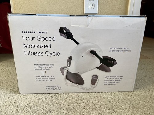 Vintage Sharper Image Four-Speed Motorized Fitness Cycle - Picture 2 of 3