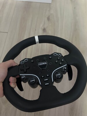 Moza R5 Bundle mit Thrustmaster TH8S und Tischhalterung