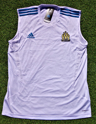 Olympique Marseille Trikot Jersey Tank Top Größe 4 NEU Adidas Herren/Men NEU