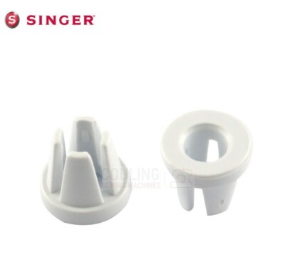 2 SÄNGER NÄHMASCHINE SPULENHALTER PIN SCHEIBENSTOPPER KAPPE SMALL HD4423 7463 3223
