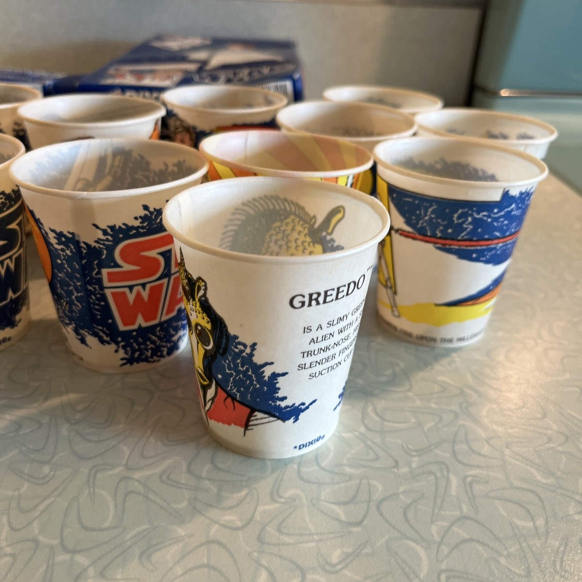 STAR WARS DIXIE 紙コップ ヴィンテージ Vintage 1980 Star Wars Dixie Cups Fun Assortment 99 Cups W