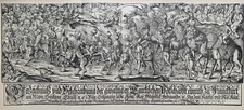 Frankfurt am Main - Turks - Coronation 1562 - Maximilian II - Large Format 70 x 34 cm