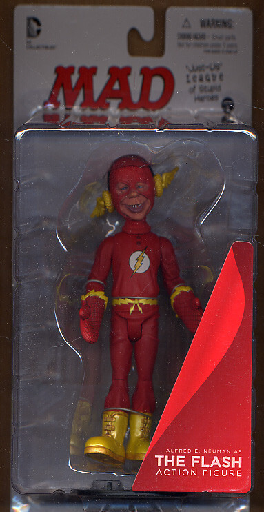 MAD Alfred E. Neuman The Flash フィギュア MAD Magazine ALFRED E NEUMAN AS The FLASH Action Figure A DC