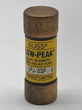Bussmann LPJ-5SP Low-Peak Time Delay Fuse, 600VAC 300VDC 5Amp, Class J