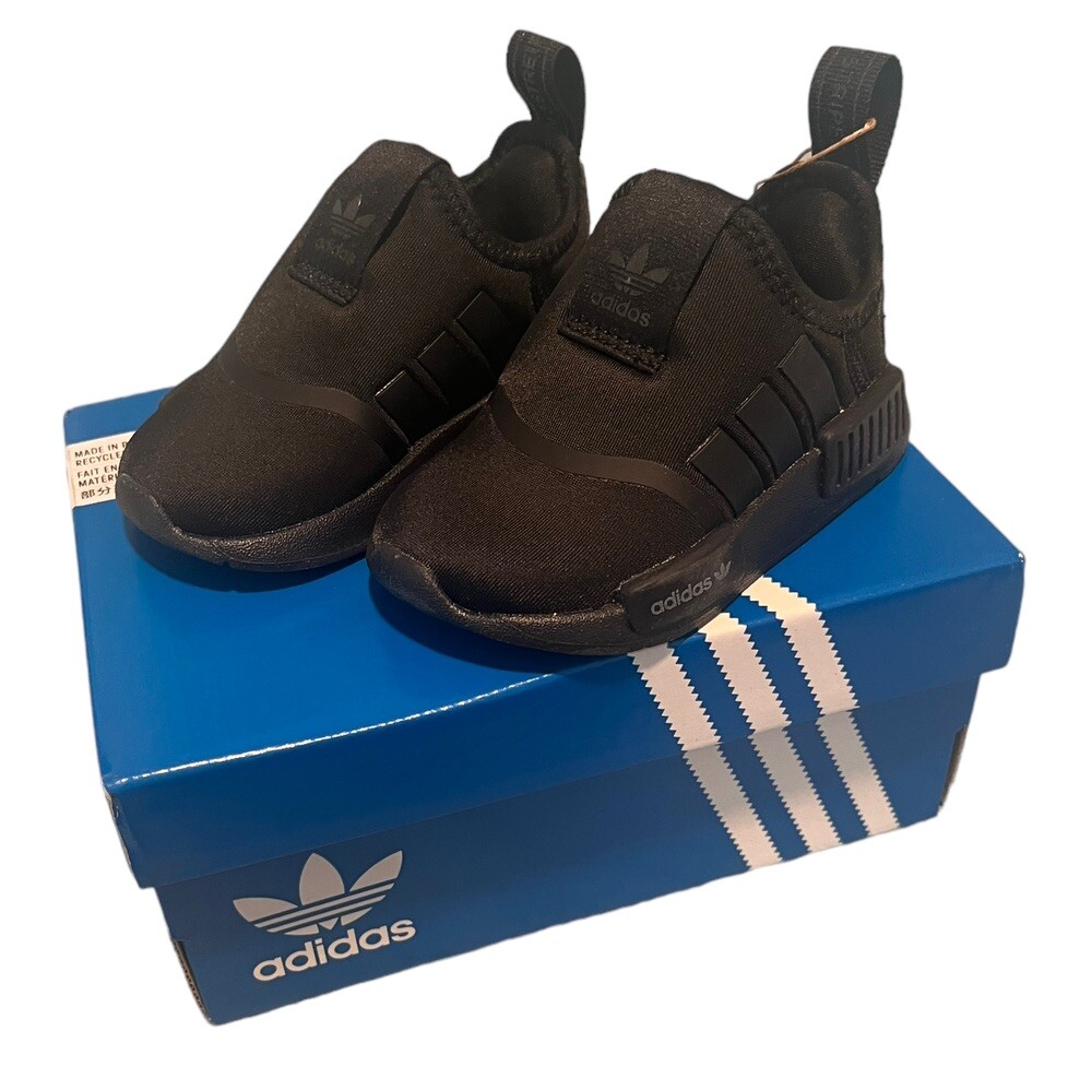 Nmd 360 I Toddlers Size 4k Sneakers Slip On Black Gx3314 New