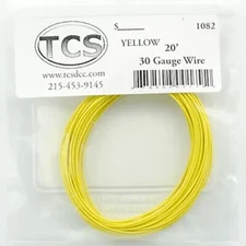 NEW TCS - 20ft. 30 Gauge Yellow Wire