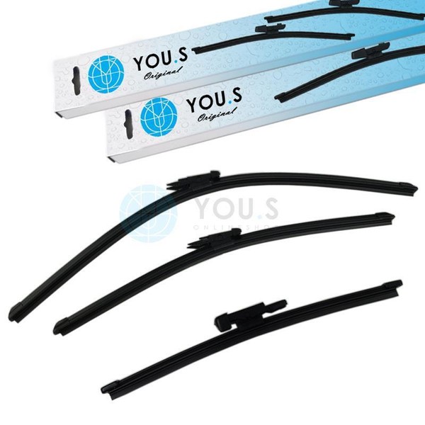 You.S Scheibenwischer Wischer SET Vorne + Hinten FüR Mercedes A-KLASSE (W176)-image