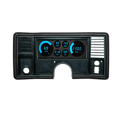 1985 El Camino Interior 1978-1988 Oldsmobile Cutlass Digital Dash Panel Red LED Gauges Made In The USA E Car Dashboard Digital Clock - Foto 2