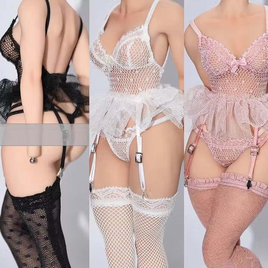 1/6 Scale Female Garter Belt Lingerie Model For 12 “ph Tbl Action Figure  Body