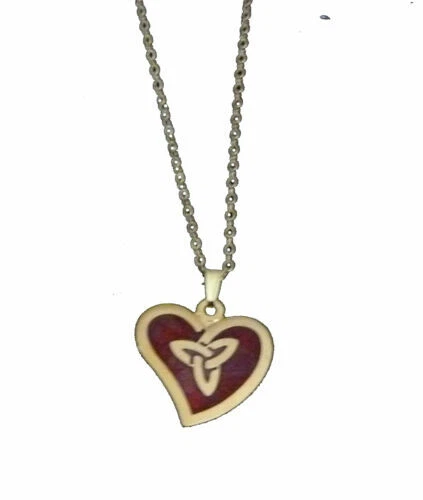 Bigiotteria rosse con cuore in smalto