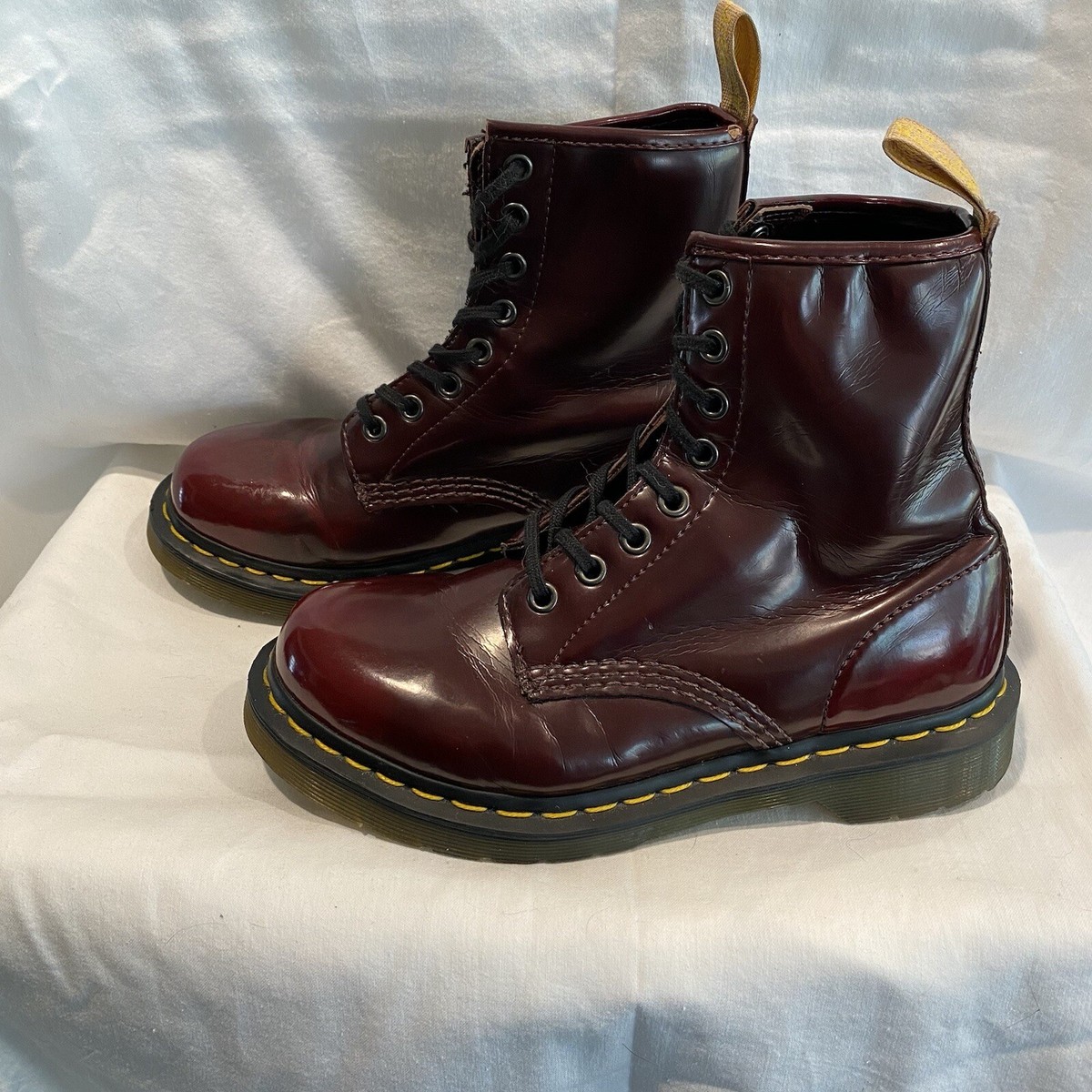 [Dr.Martens] 1460 Vegan 送料込 Amazon.com | Dr. Martens Vegan 1460 Lace Up Boots, Cherry