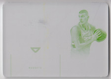 2021-22 Panini Flawless Nikola Jokic Flawless Patch Autographs Yellow Plate 1/1