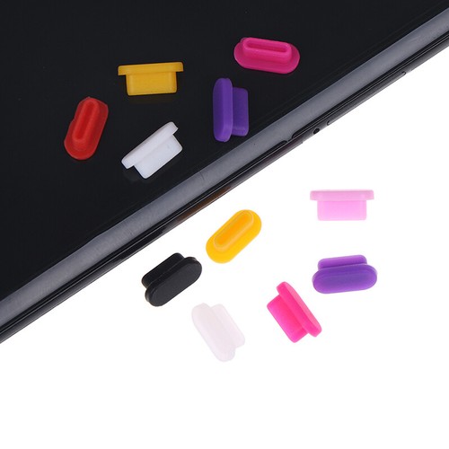 5Pcs colorful silicone anti dust cover stopper dustproof type-c dust pl*wl - Zdjęcie 7 z 8