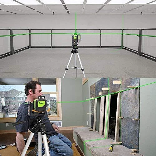 Laser Level L-shape Laser Level Adapter -  Magnetic Pivoting Base for Wall &