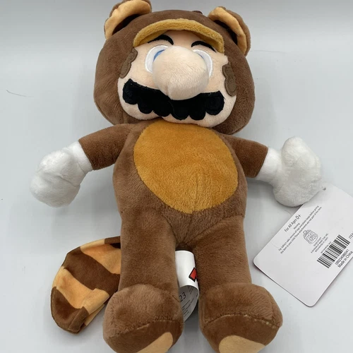 New Super Mario 3D World 10 Inch Tanooki Plush Stuffed Animal Good Stuff