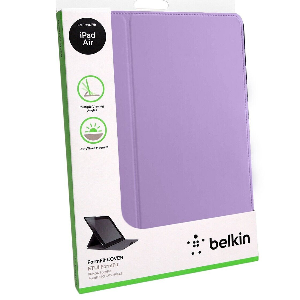 Belkin Form Fit Folding Lavender/Purple Folio Cover Case for iPad Air(1st Gen)