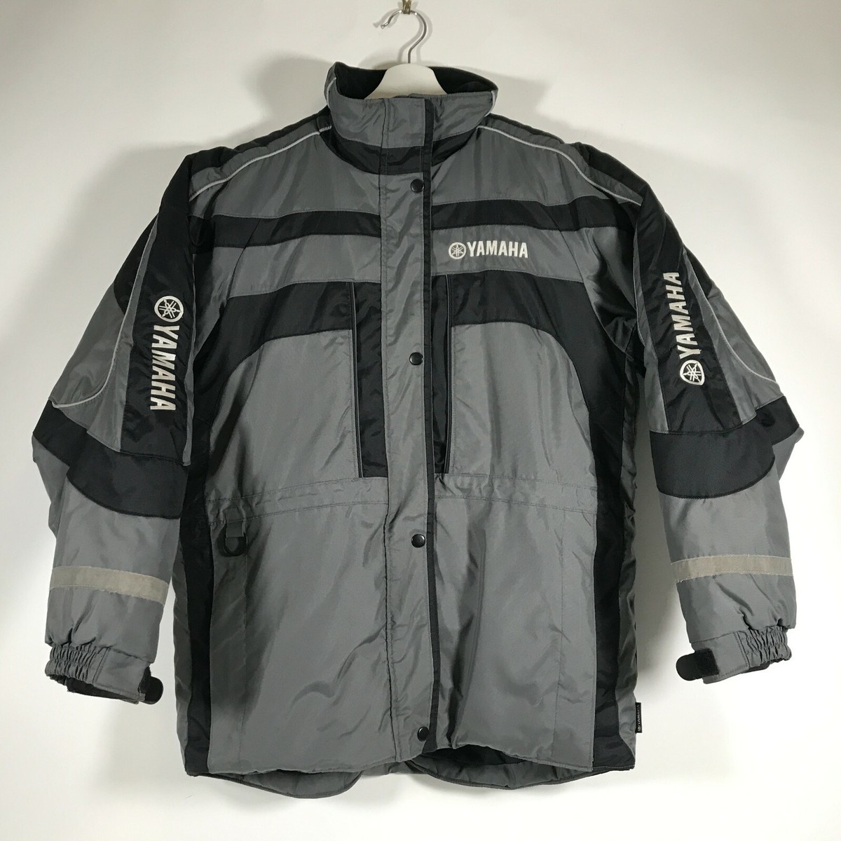 yamateru Yamaha Snowmobile Technical Jacket Thermolite Plus Grey Black