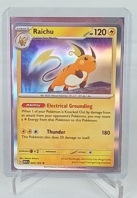 raichu pokemon card value 2023 2023 Pokemon Mew En-151 026 Raichu PSA 8 Graded Card