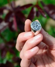 Handmade Utena Silver Ring   Inspired by Revolutionary Girl Utena Anime