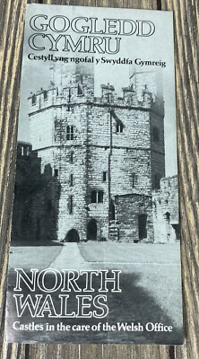 Vintage Gogledd Cymru North Wales Castles In The Care Of The Welsh Brochure