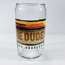 The Dudes Brewing Company Glass Los Angeles Brewery Beach Sunset Pier Used 