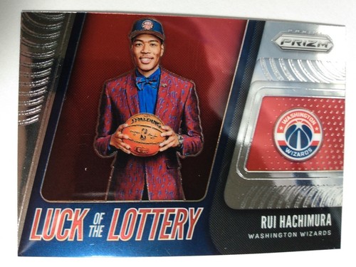 2019-20 Panini Prizm Rui Hachimura Luck of the Lottery #9 Wizards RC Rookie - Zdjęcie 1 z 2