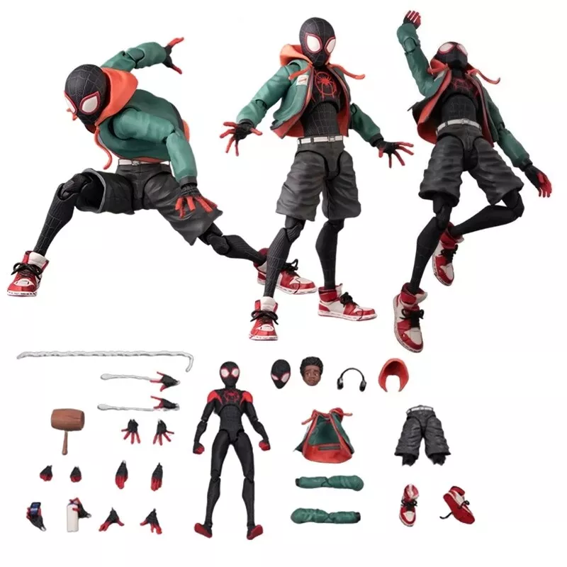 Spider-Man: Across The Spider-Verse Miles Morales Action Figure NEW NO BOX  13CM