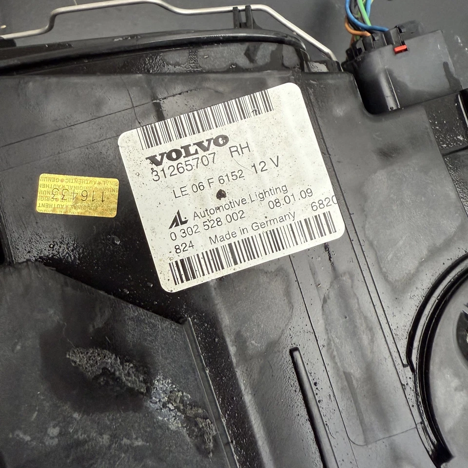 ✅Conjunto de faros de xenón Volvo RH 2008-2011 31265707 para S40 V50 Foto 3 de 4