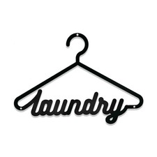 Laundry Room Wall Decor - 8.5 x 11.8 Inch Metal Sign for Laundry Room Door or...