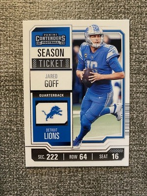 Jared Goff - Contenders Football 2023 - Detroit Lions - Season Ticket