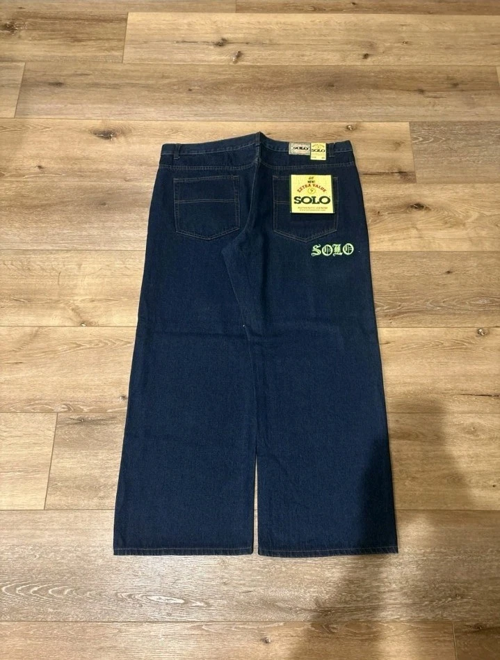 SOLO jeans 刺繍あり　w40 Solo Denim Jeans for Men for sale | eBay