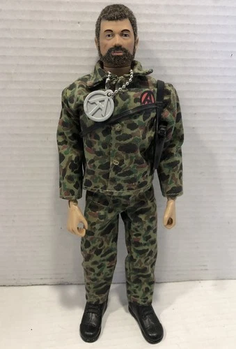 GI JOE AT Land Adventurer w Kung Fu Grip , 12” Anniversary Vintage Style Figure