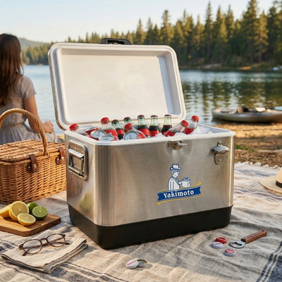Yakimoto 54 QT Heavy Duty Hard Cooler Ice Chest High Performance Camping Fishing