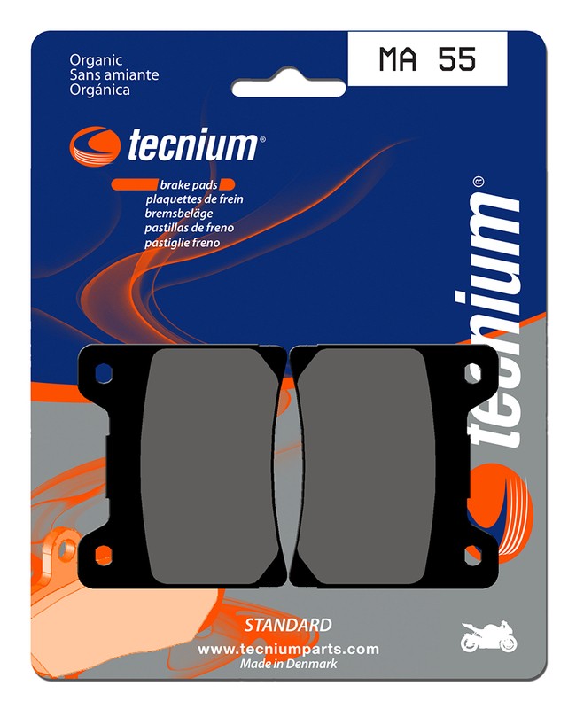 Plaquettes de frein TECNIUM route organique MA55 pour le trajet quotidien - 2