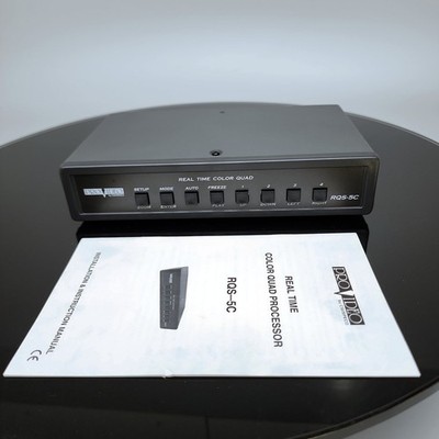 Speco RQS-5C Color Quad Processor 4CH CCTV Video Multiplexer